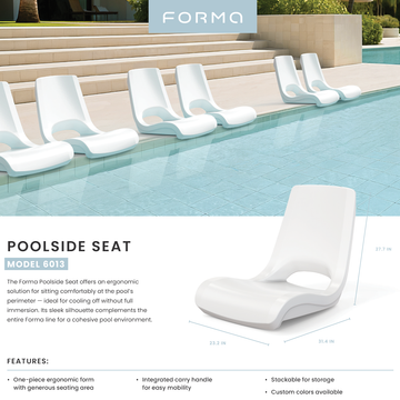 Forma Poolside Seat Sell Sheet